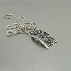 Pendant earrings SET 925 Sterling SilverHandmade filigree Hadar Designers (S)y