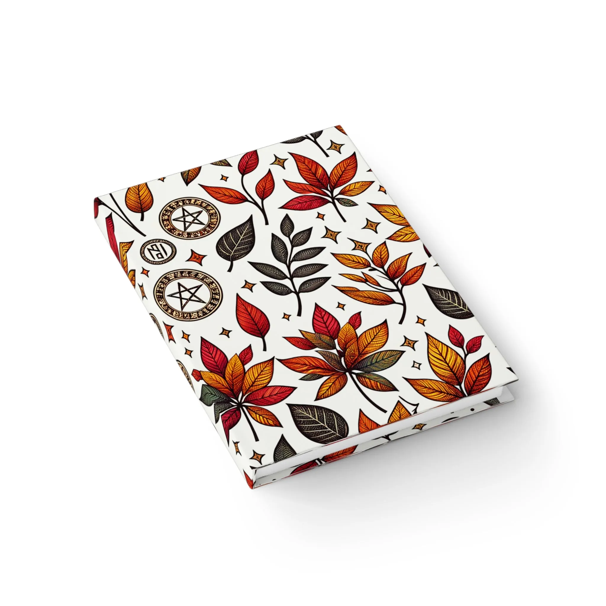 Pentacles and Autumn Leaves Journal