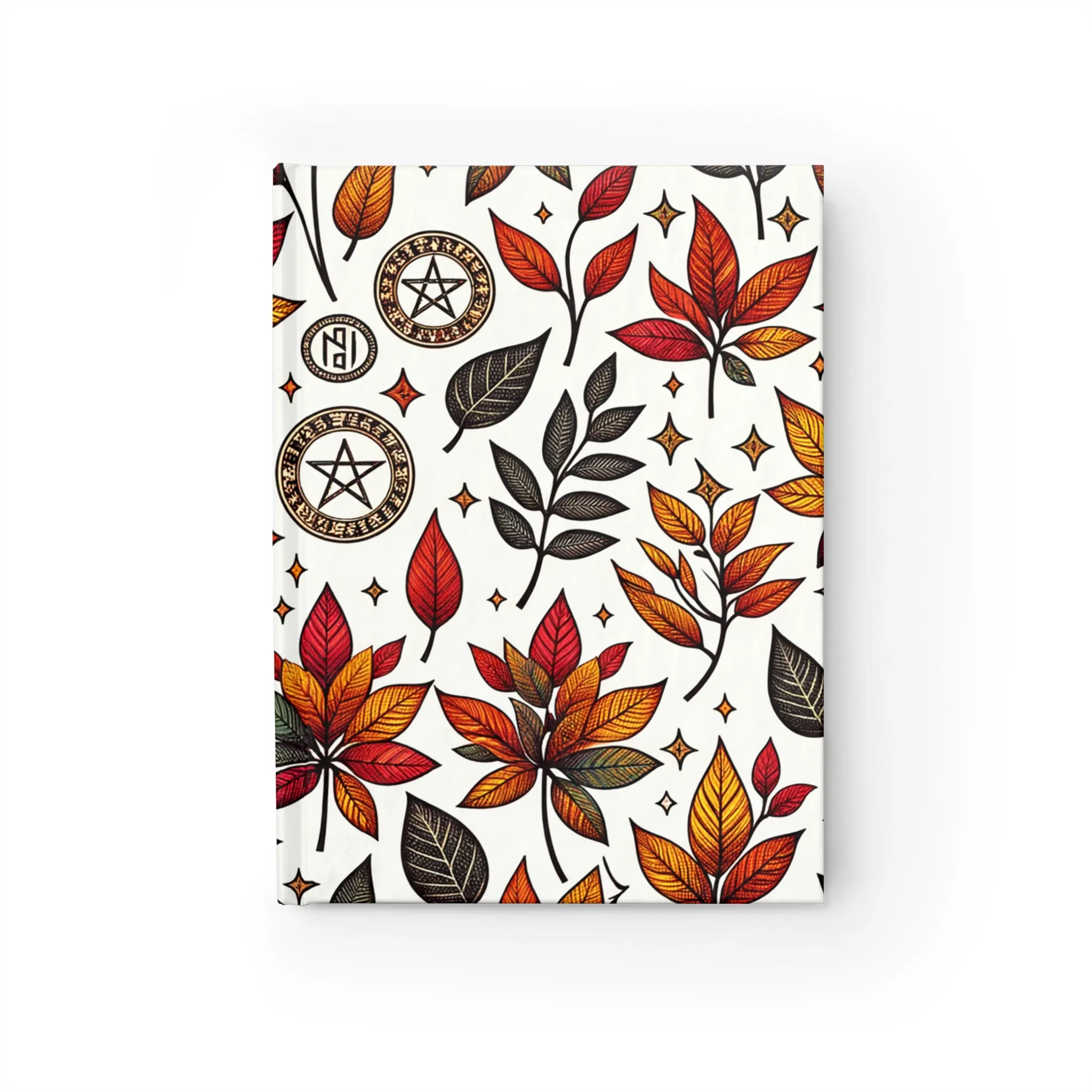 Pentacles and Autumn Leaves Journal