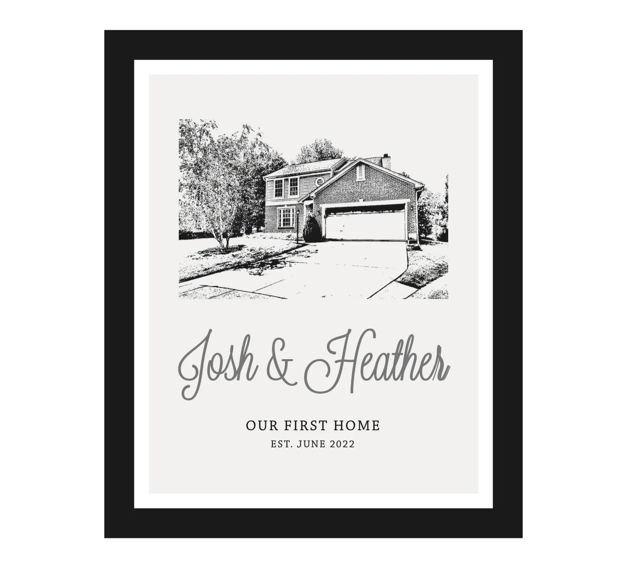 Personalized Iconic Image Framed Art