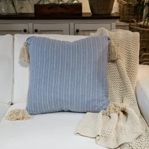 Pillow - English Manor Stripe with Tassels
