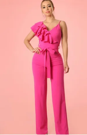 Pink Spring Jumpsuit