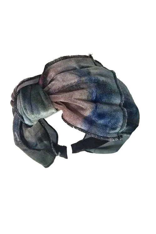 Playful Bow - Blush/Aqua/Navy Velvet