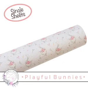 Playful Bunnies ⋅ Vegan Faux Leather