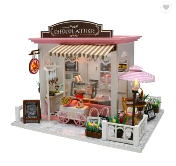 Playful DIY Cake Shop Miniature Dollhouse
