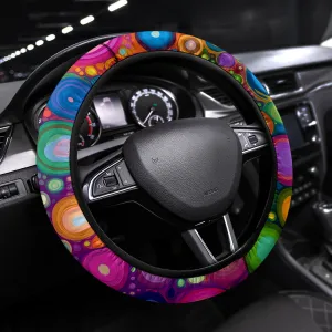 Playful Dots Steering Wheel Cover