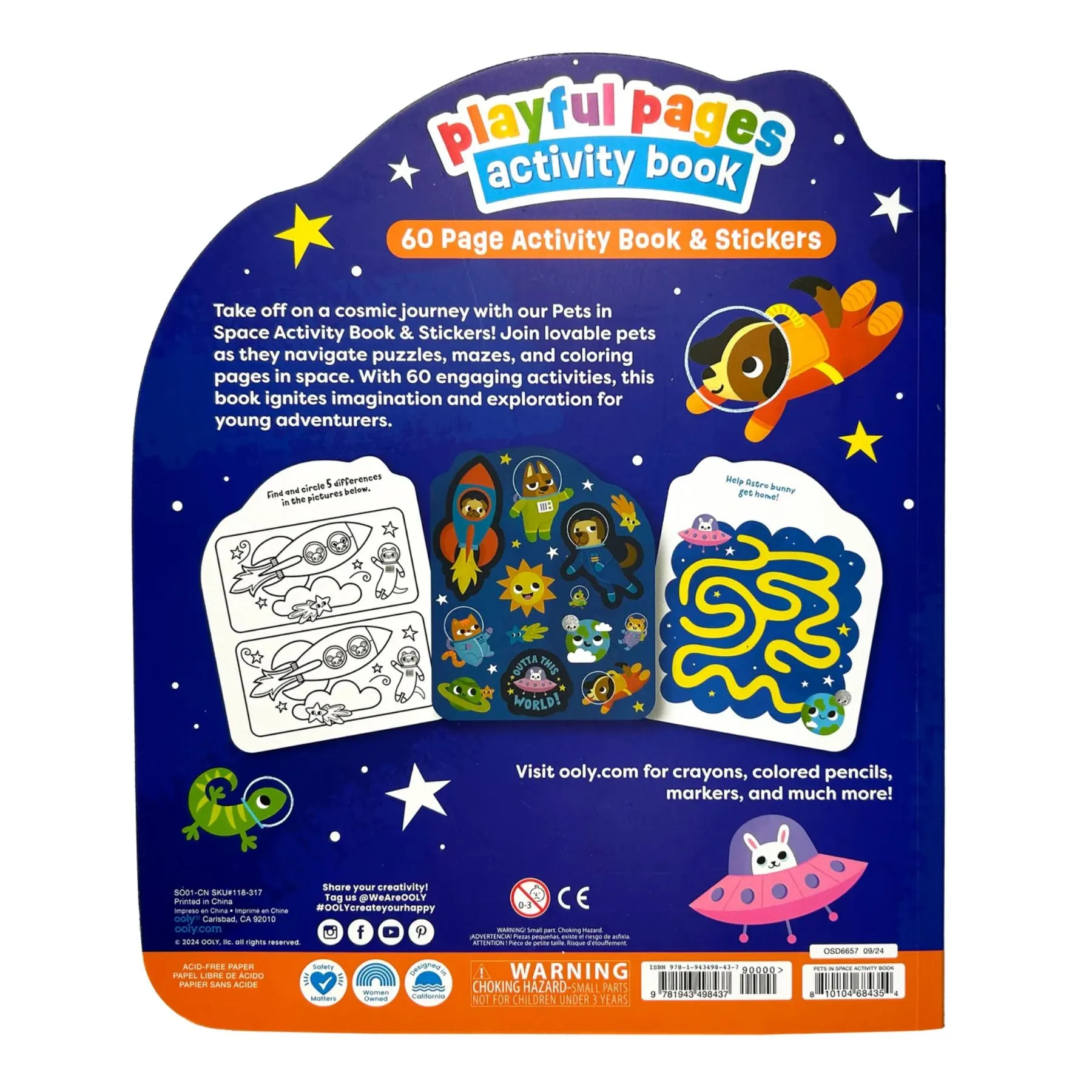 Playful Pages Activity Book   Stickers