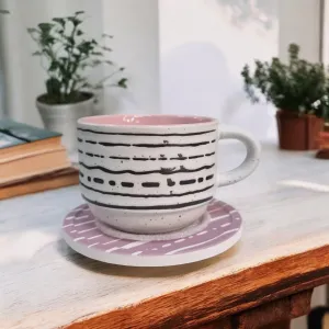 Playful Patterns - Ceramic Mugs with Coasters