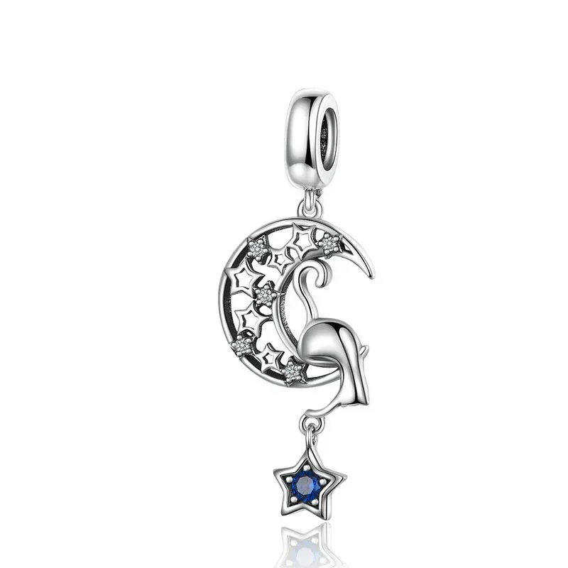 Playful Pet Kissing Cat Charm