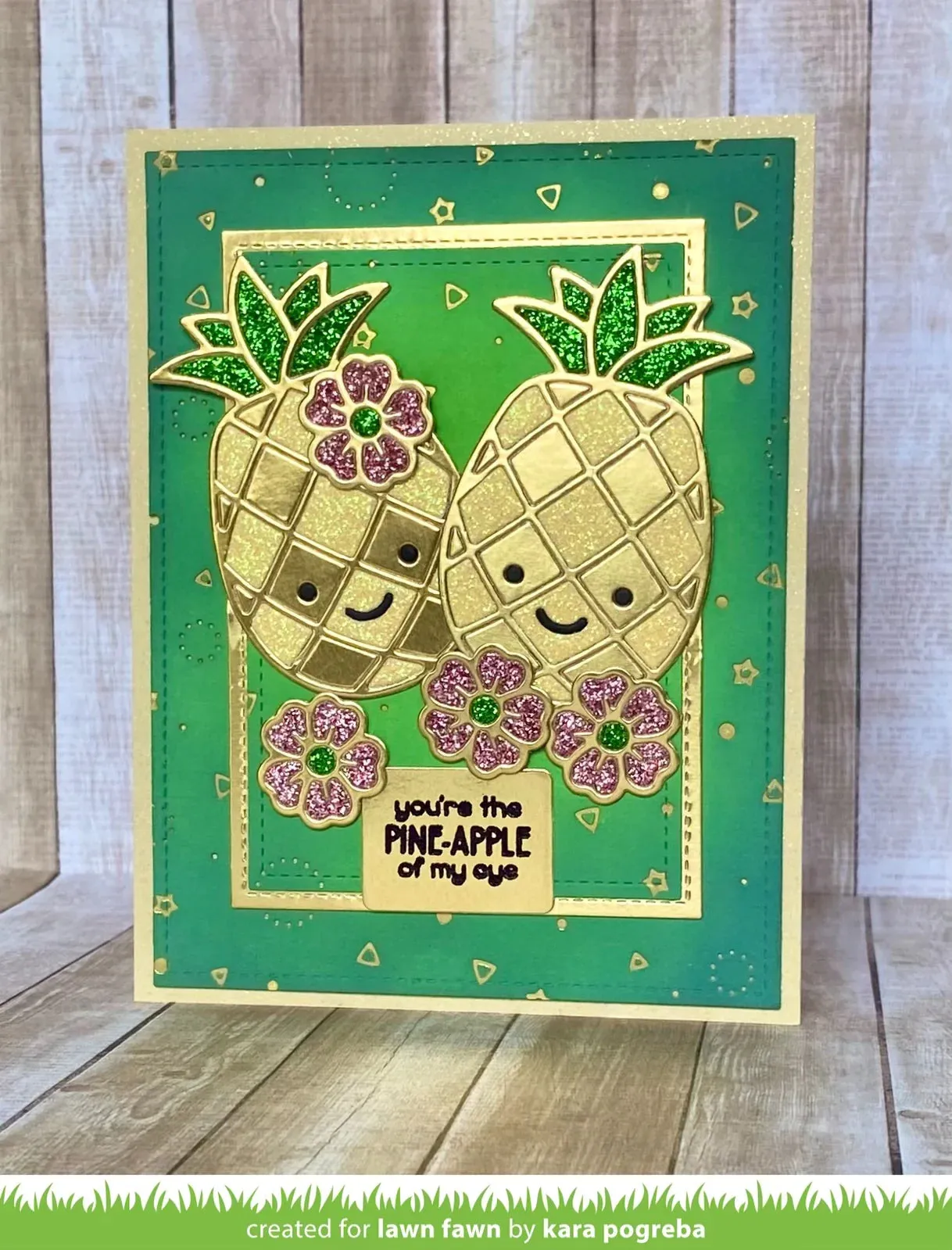 Playful Pineapple Die Lawn Fawn LF3180