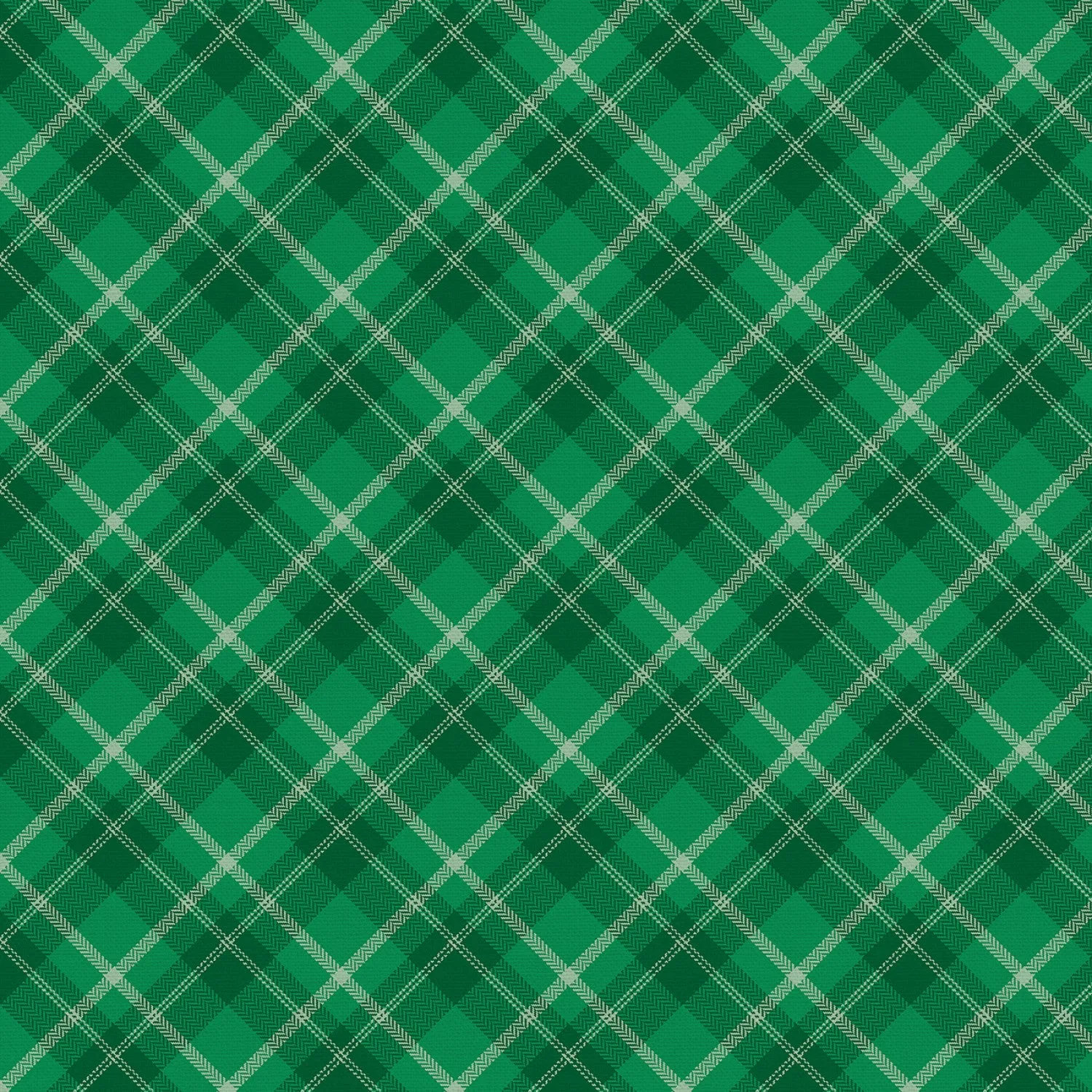 Playful Plaids Dark Green