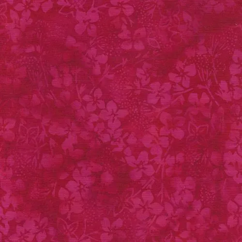 Playful Posies Batiks 112405360 Red Cherry
