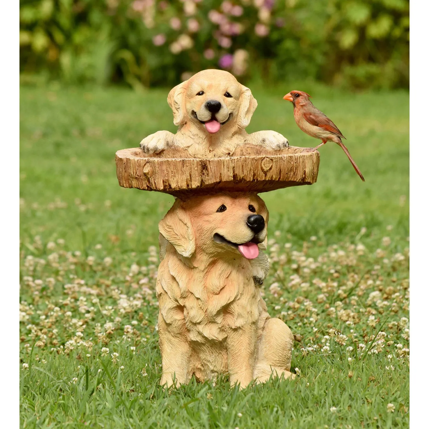Playful Puppies Birdbath,84g3424