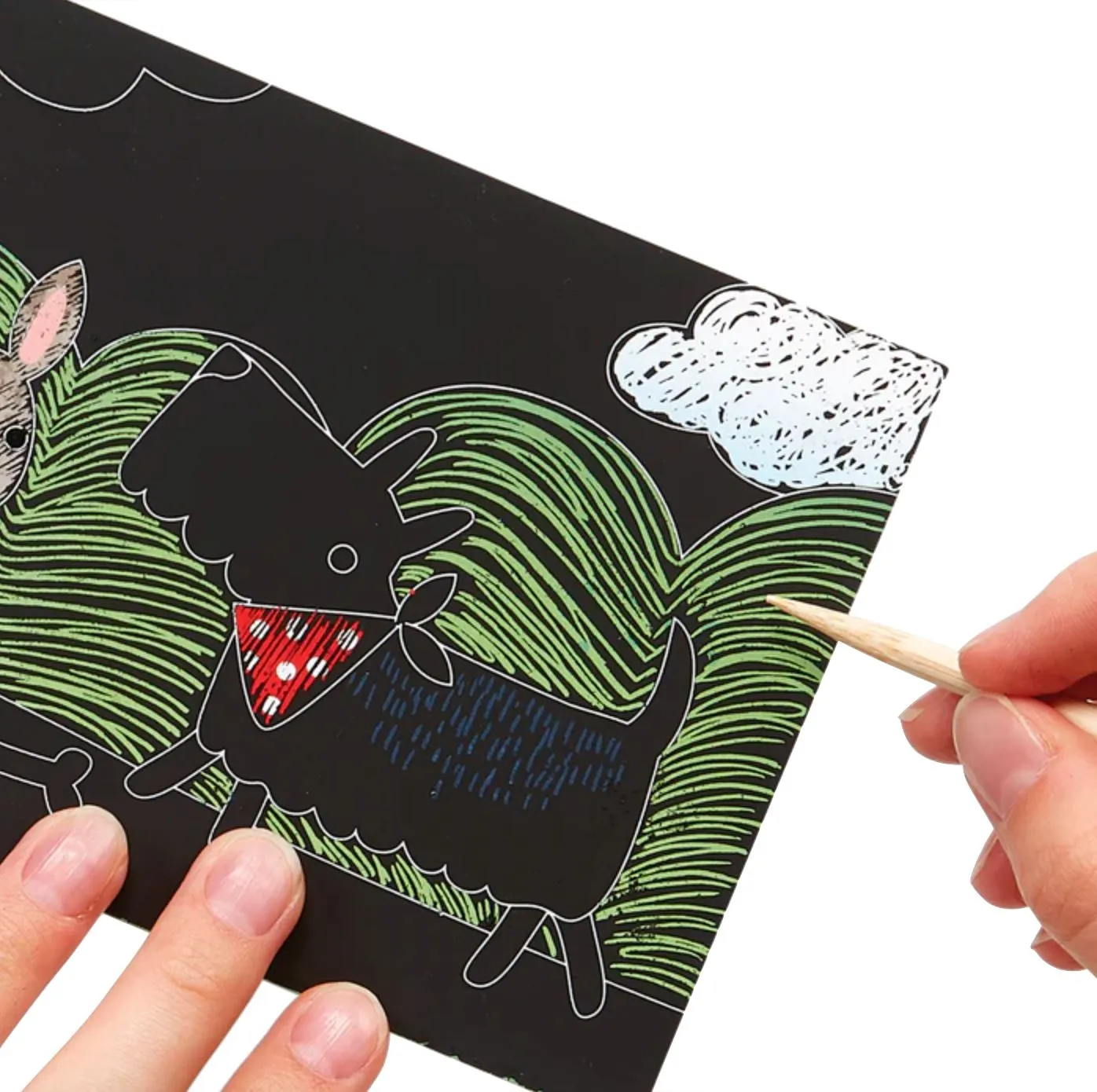 Playful Pups Scratch and Scribble Mini Art Kit