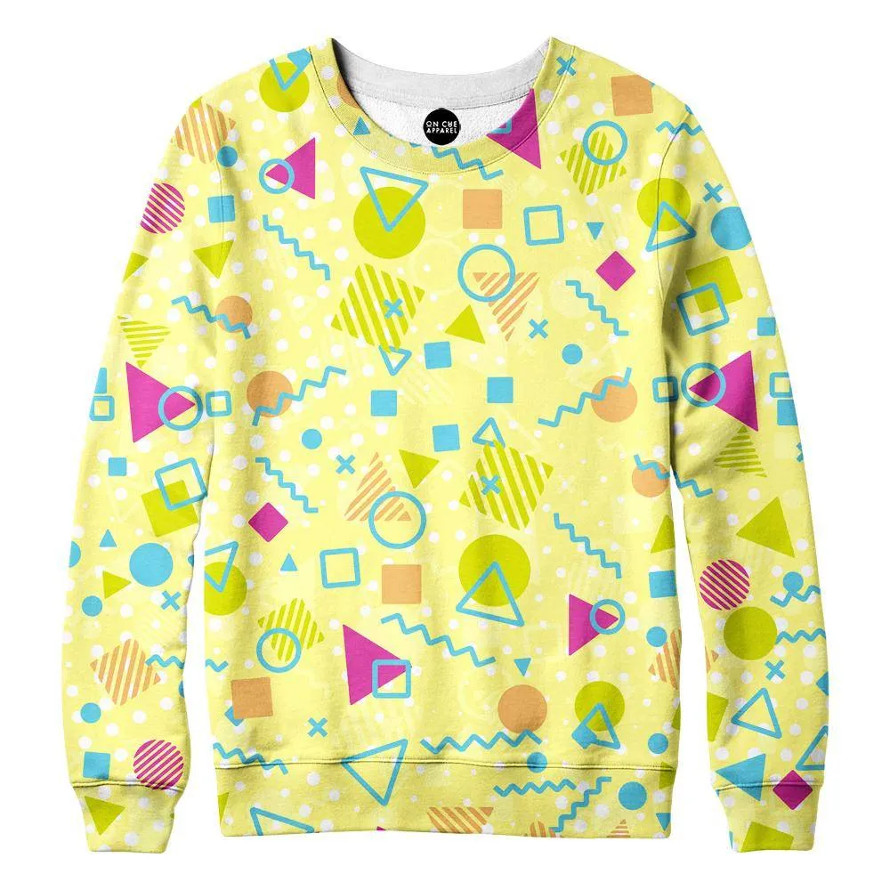 Playful Shapes Womens Sweatshirt