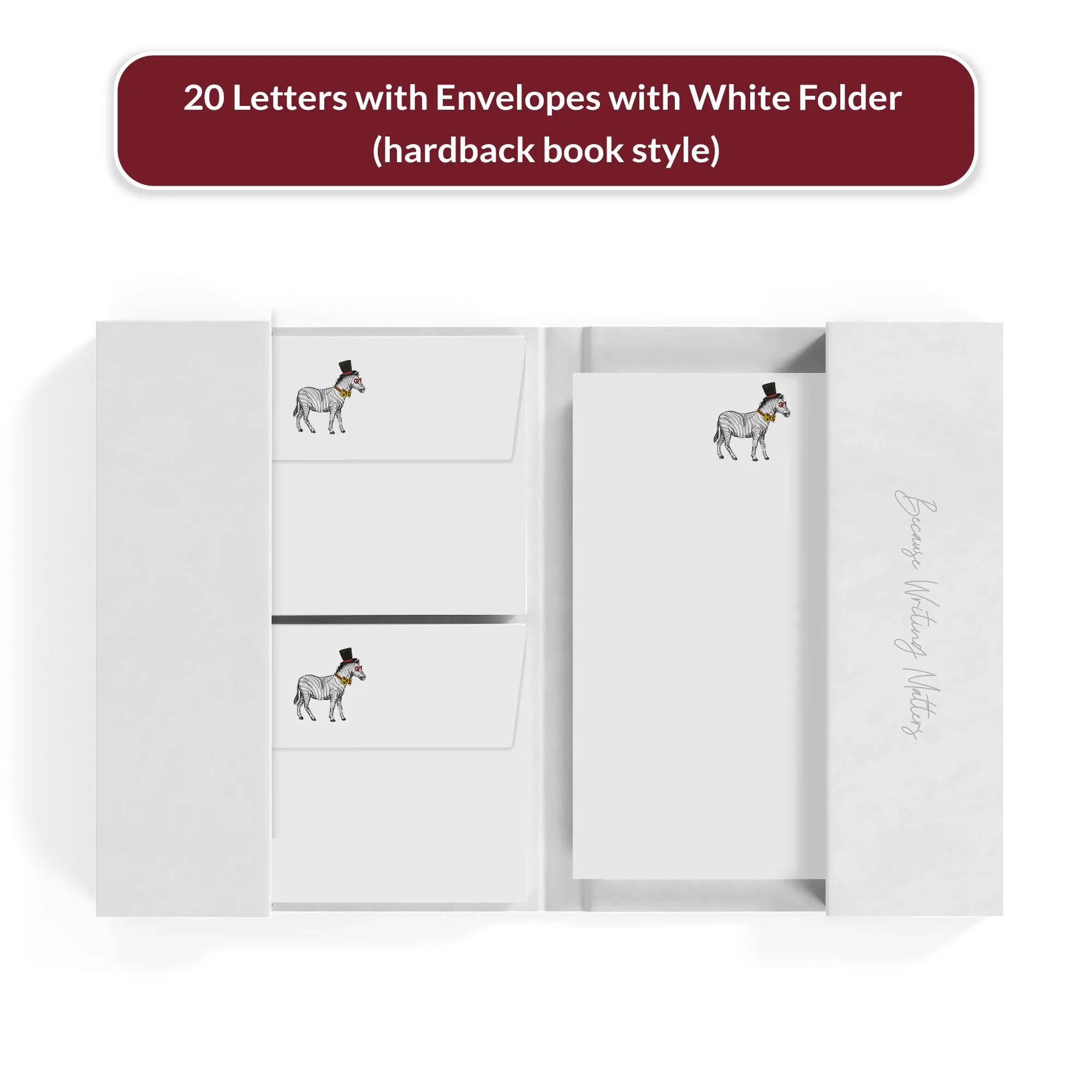 Playful Zebra Letter Writing Set