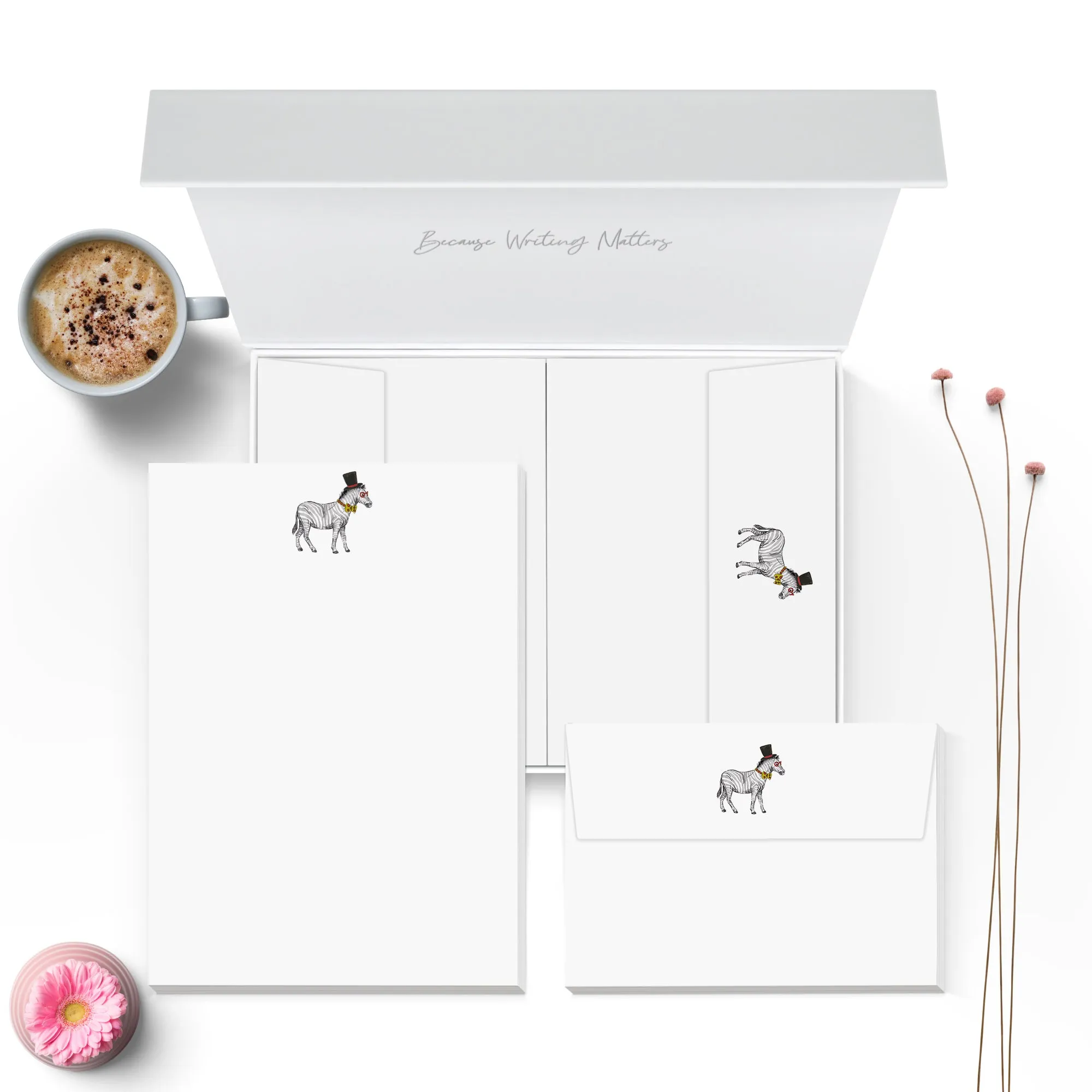 Playful Zebra Letter Writing Set
