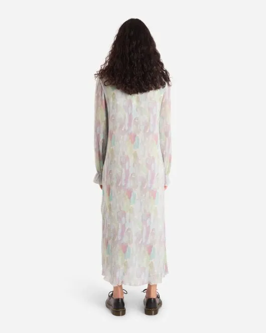 Pleated Georgette - Bright White