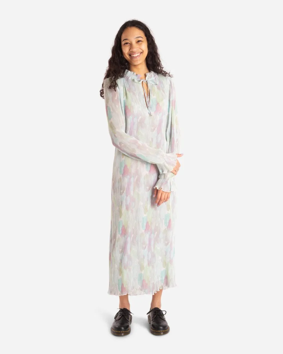 Pleated Georgette - Bright White