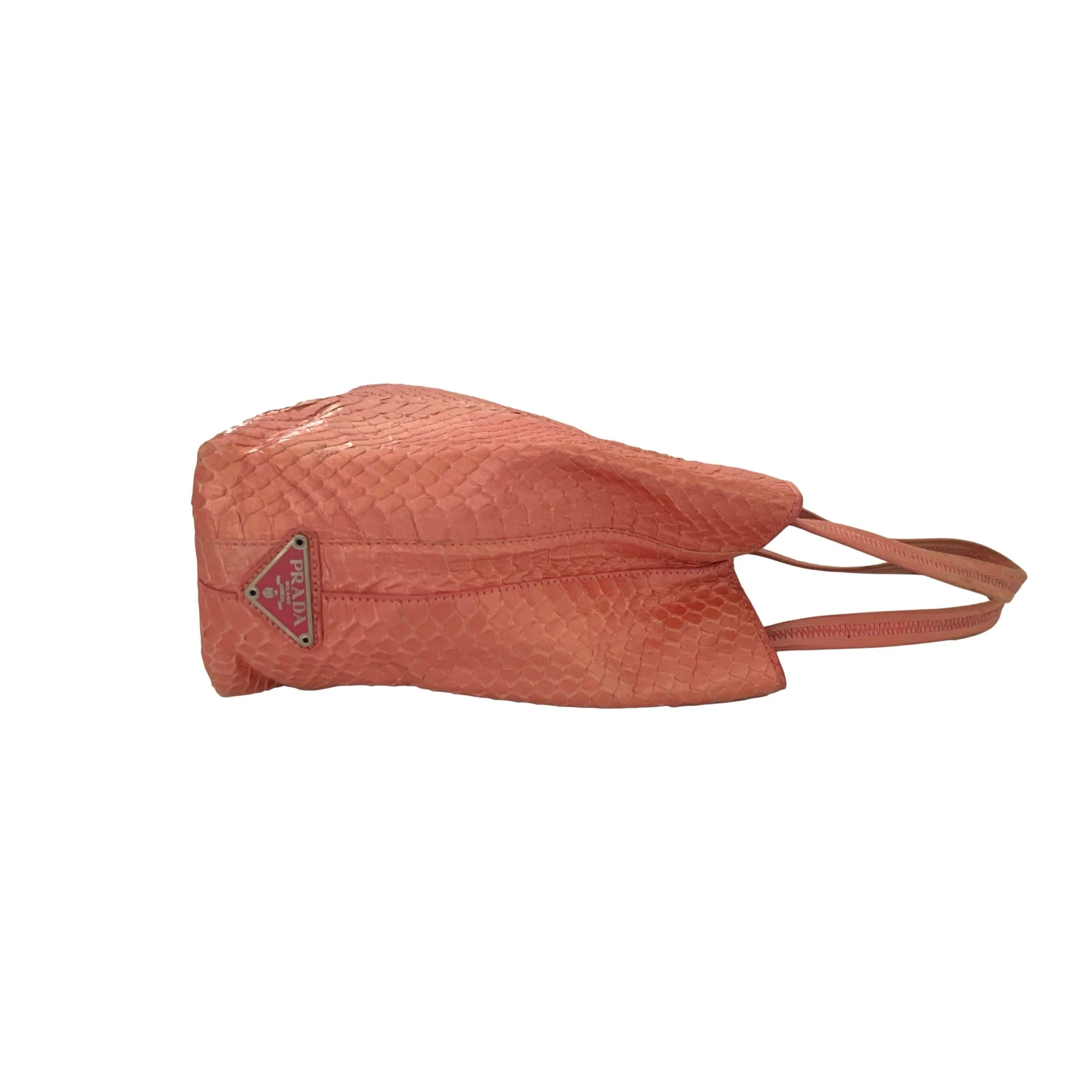 Prada Baby Pink Snake Mini Bag