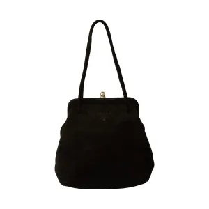 Prada Black Suede Mini Bag
