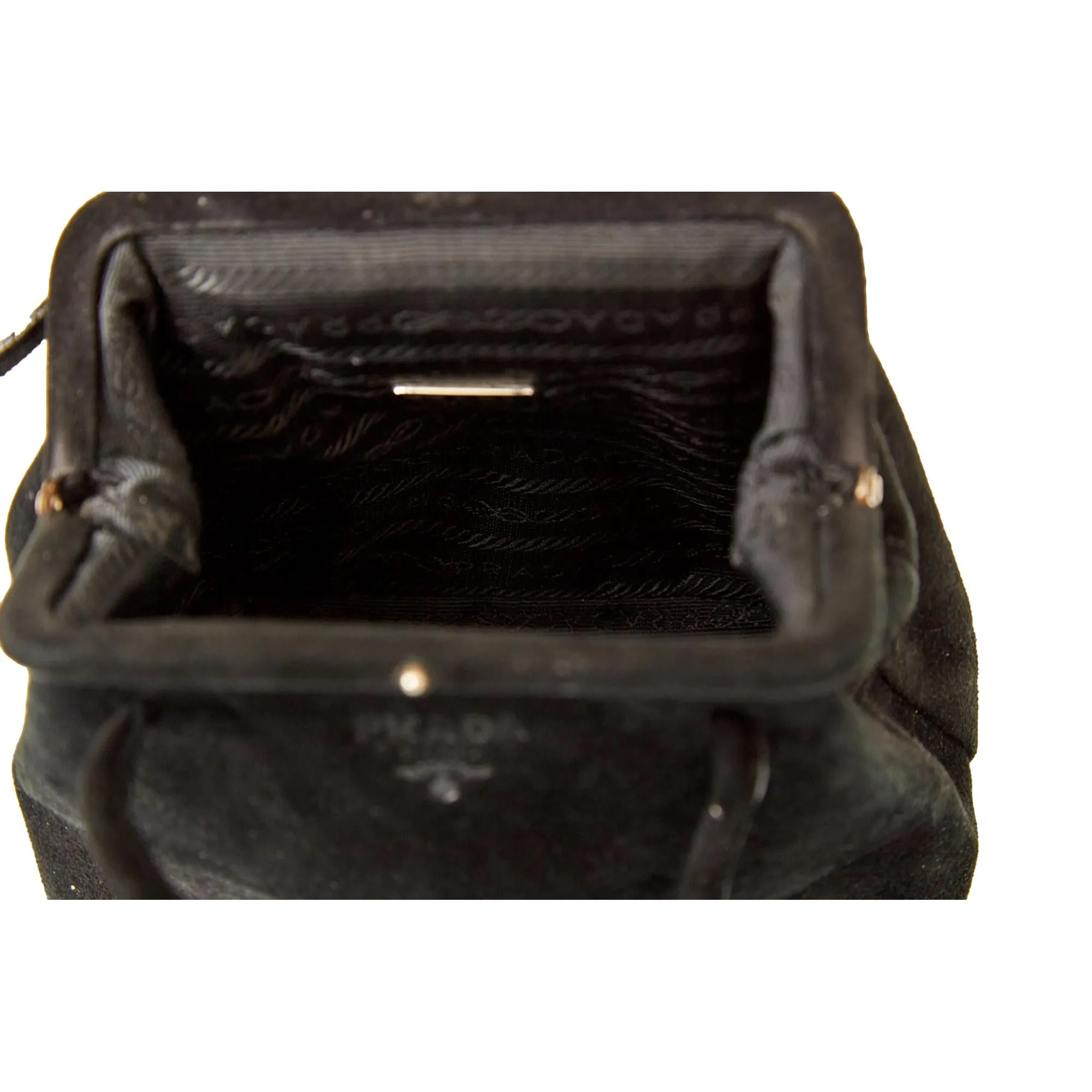 Prada Black Suede Mini Bag