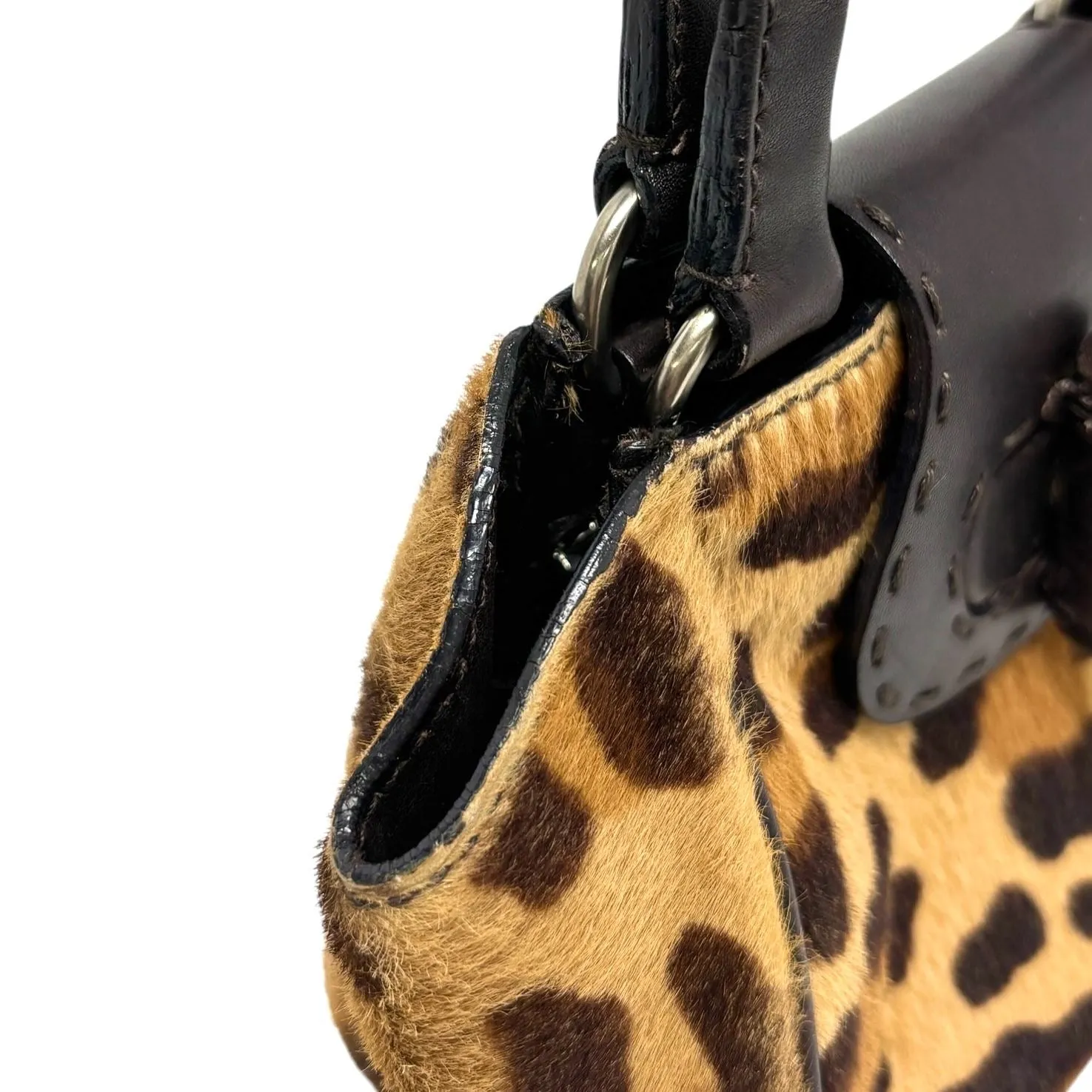 Prada Cheetah Mini Logo Bag