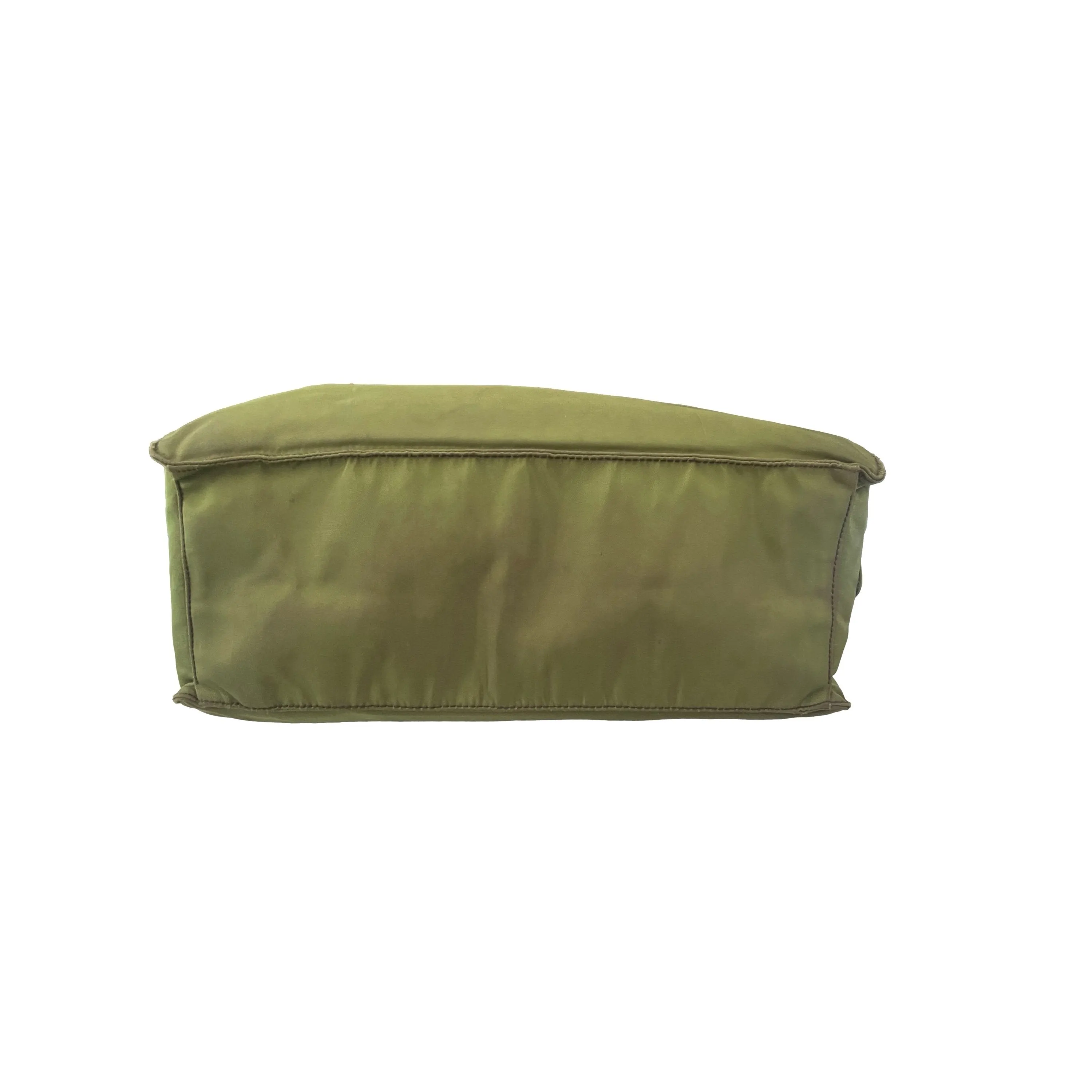 Prada Green Nylon Shoulder Bag