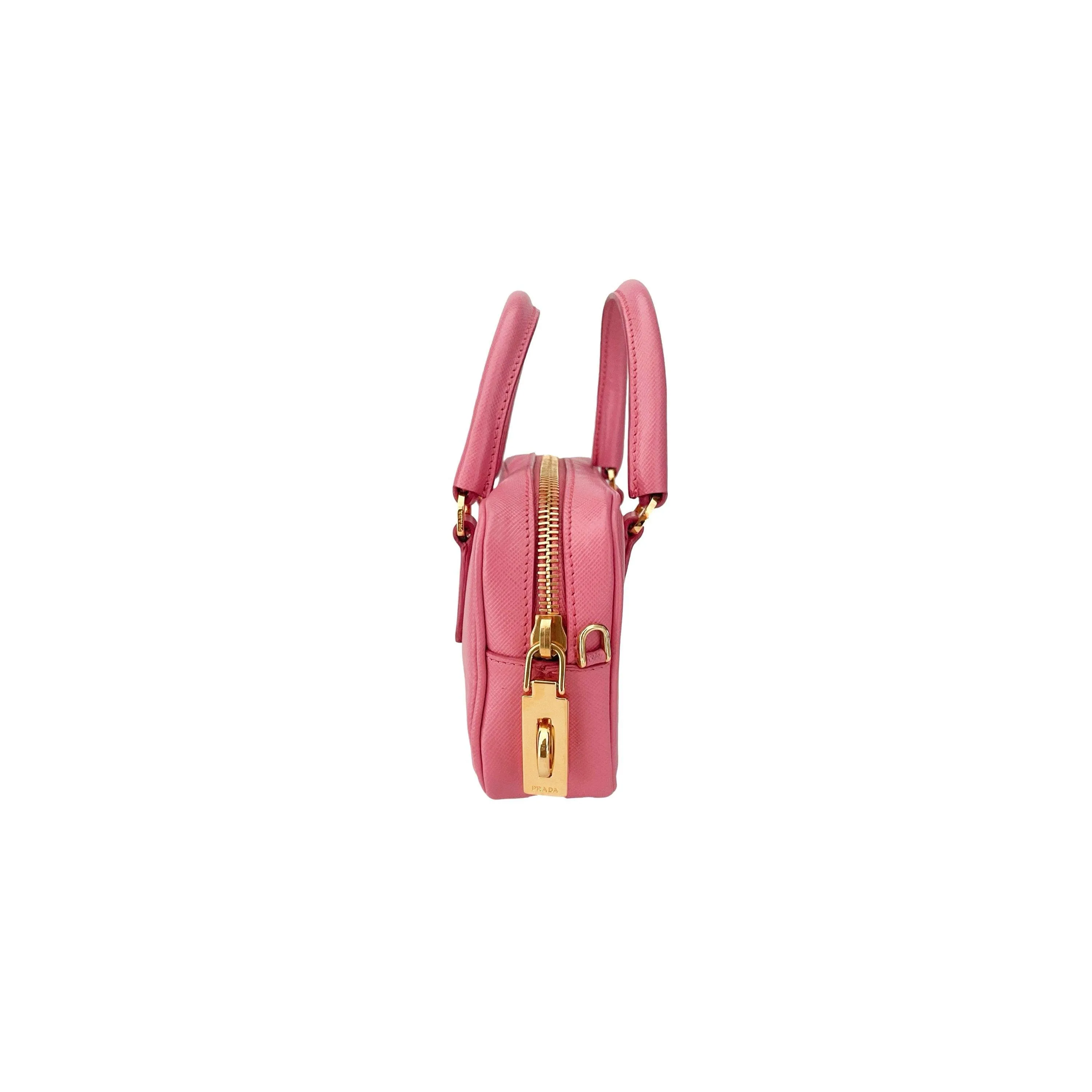 Prada Pink Micro Two Way Bag