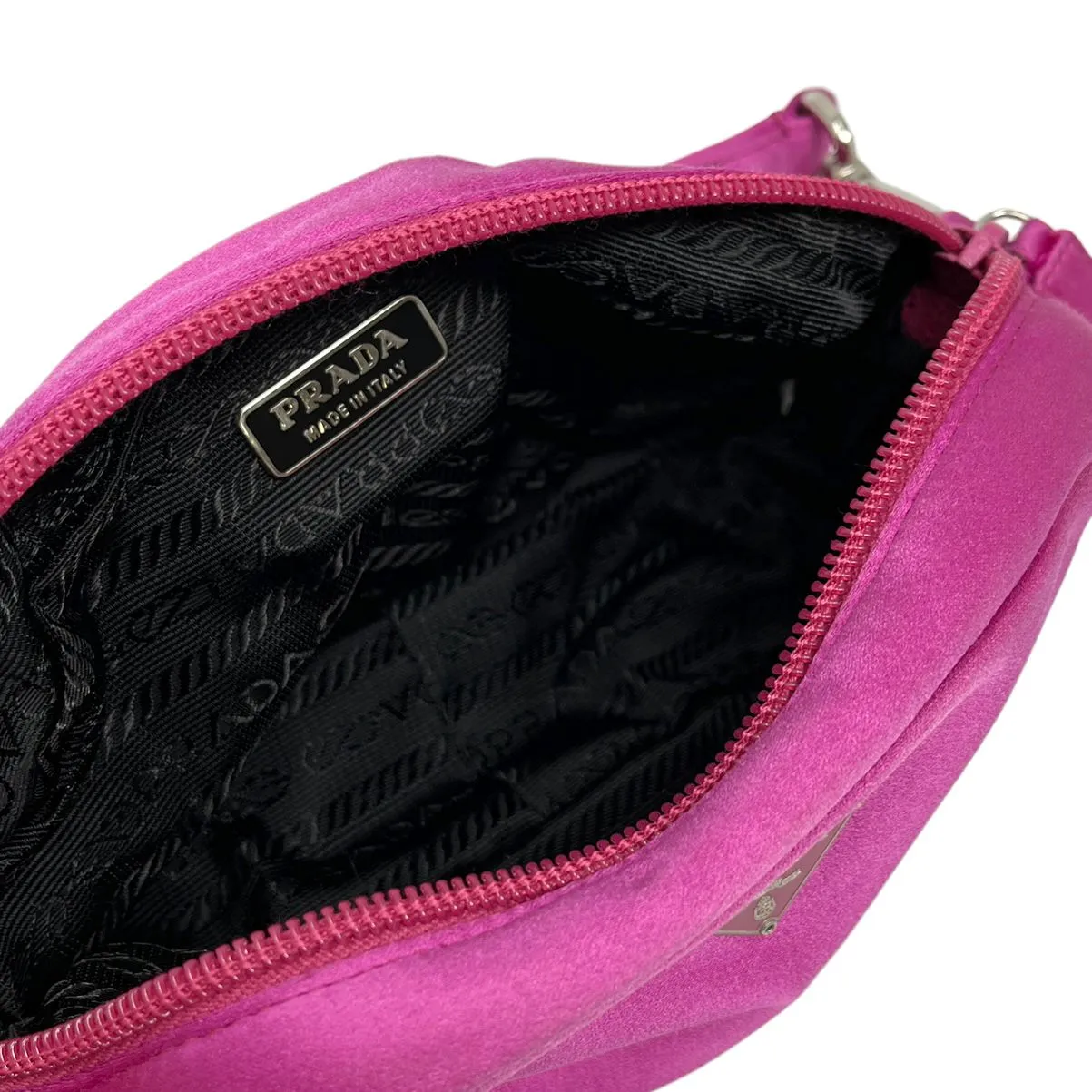 Prada Pink Satin Mini Top Handle