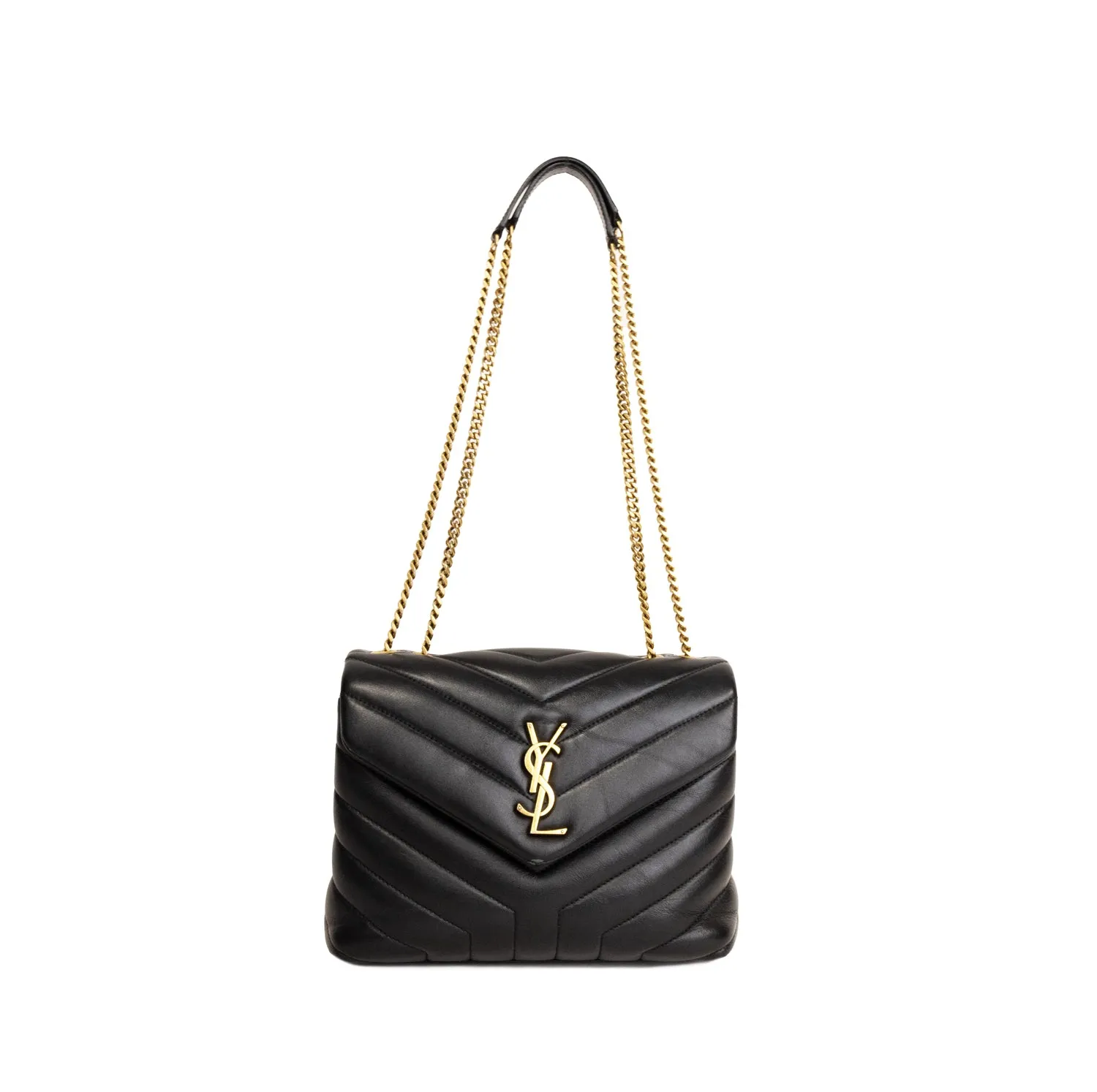 Pre-Owned Yves Saint Laurent LouLou Small Quilted Shoulder Bag