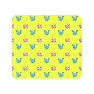 Psychedelic Bunny Mouse Pad