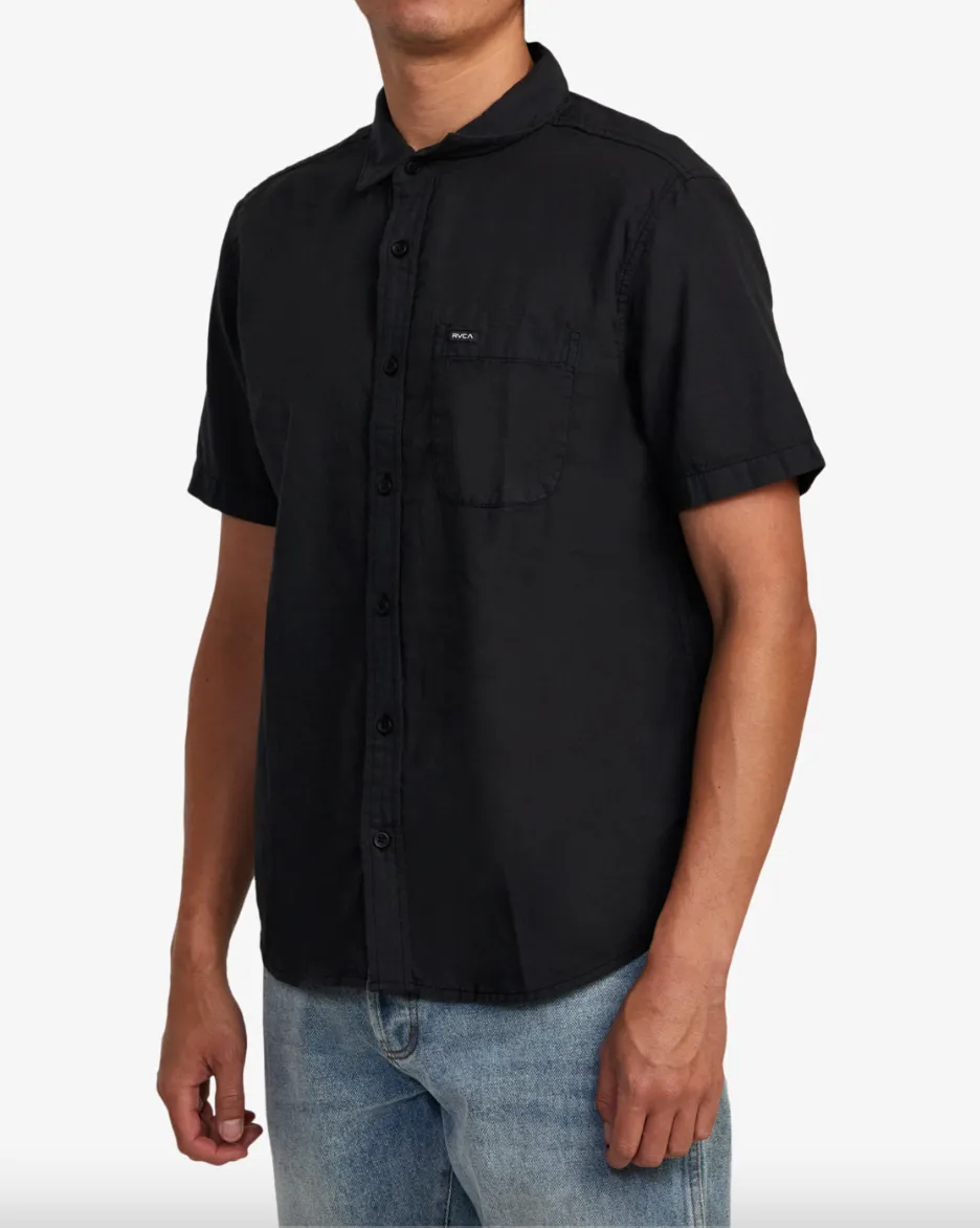 PTC II SS WOVEN - BLACK