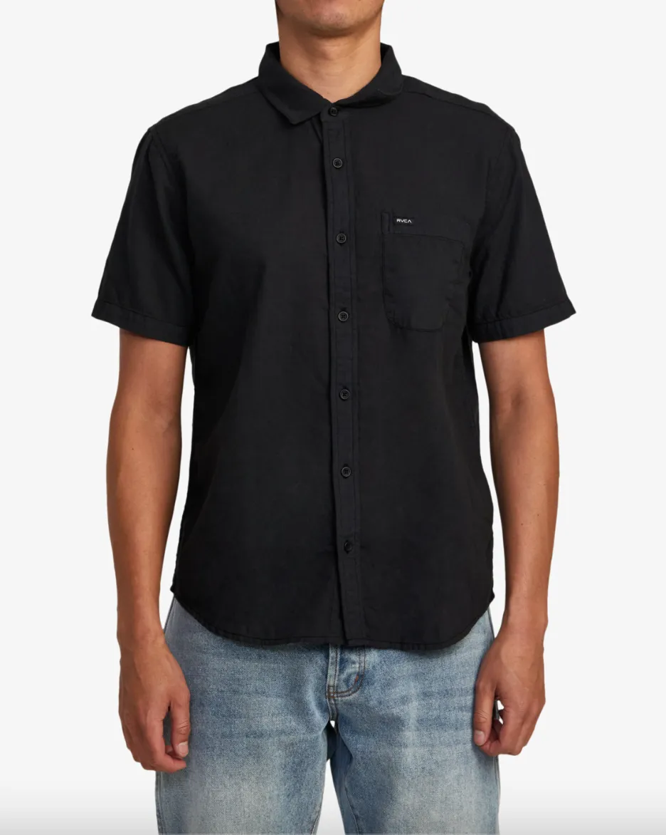 PTC II SS WOVEN - BLACK