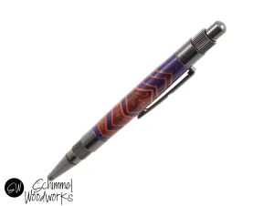 Purple and Orange Click Pen