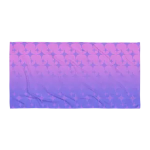 Purple Ghost Sparkle Towel