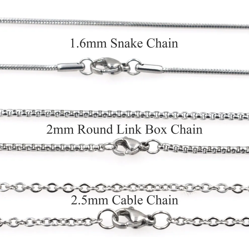 Rainbow Bar Cremation Urn Necklace