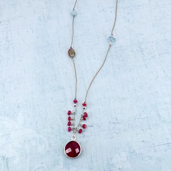 Rapture in Rubies Necklace