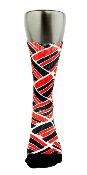 Retro 4 Fire Red CES Custom Socks