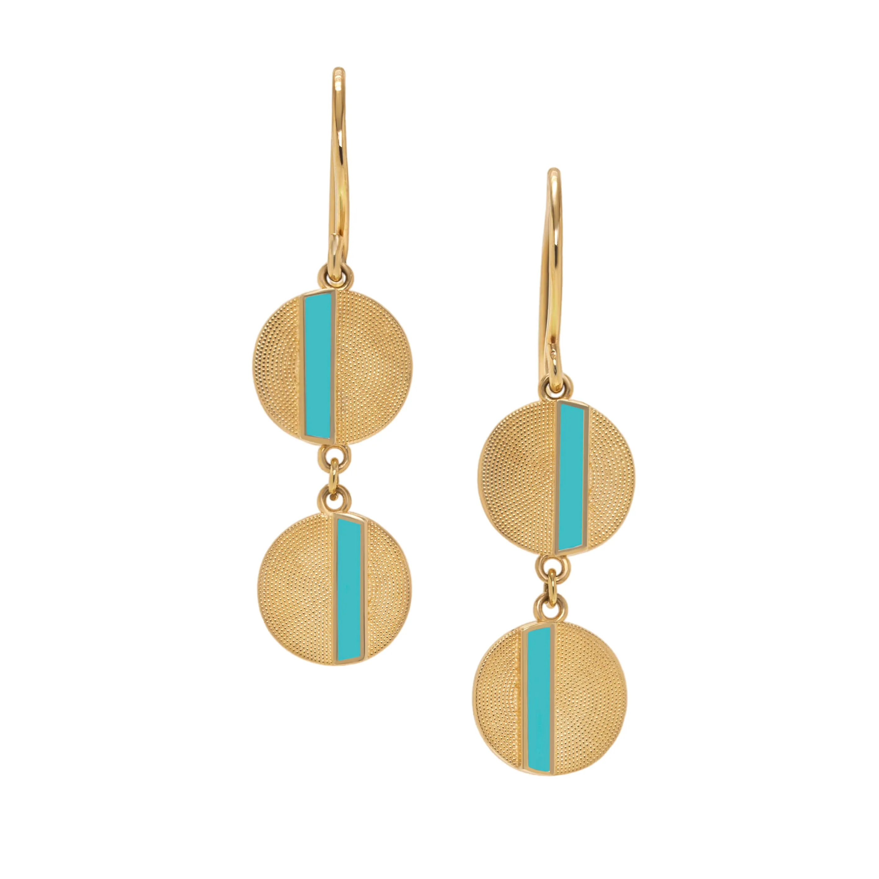Retro Circle Earrings