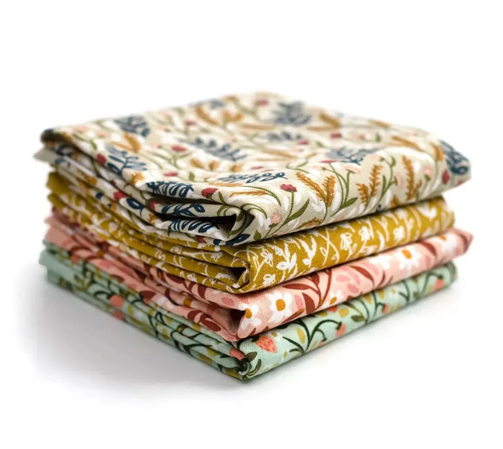 Retro Floral Kitchen Towels - Set of 4
