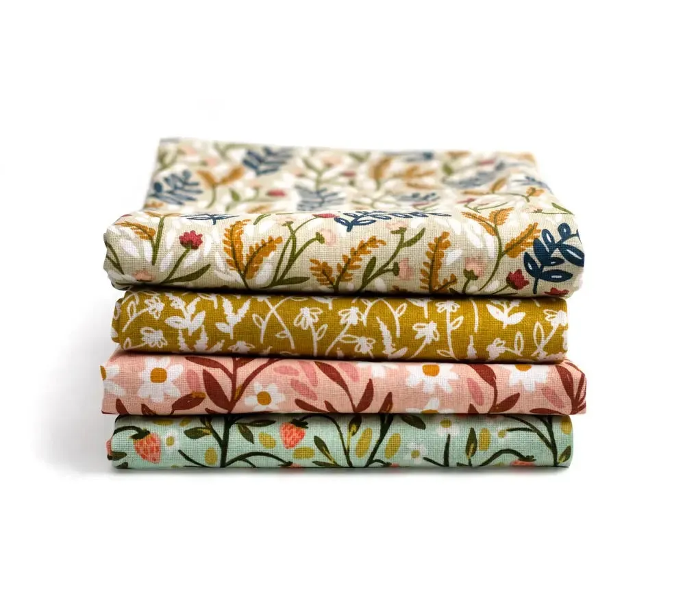 Retro Floral Kitchen Towels - Set of 4