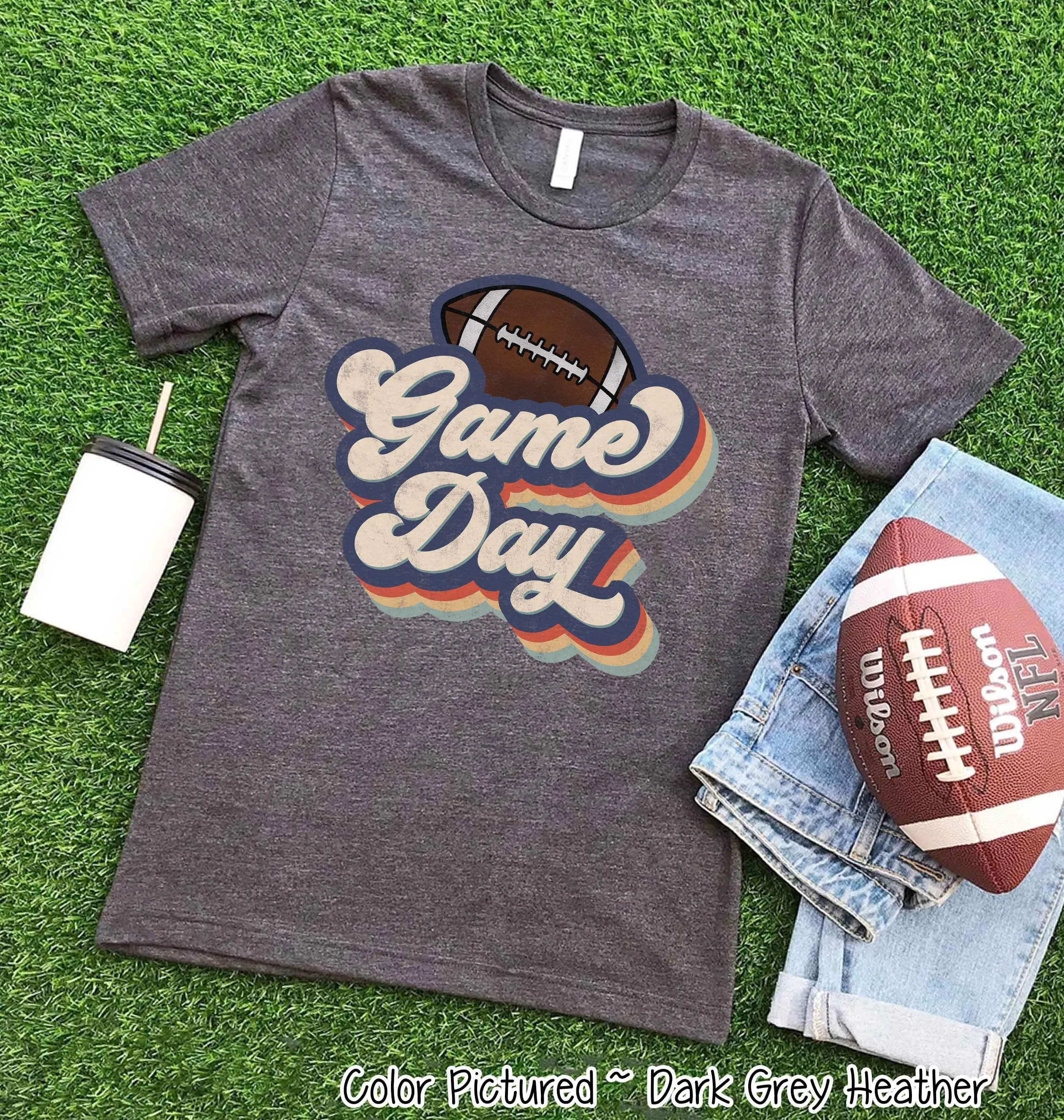 Retro Football Game Day Tee