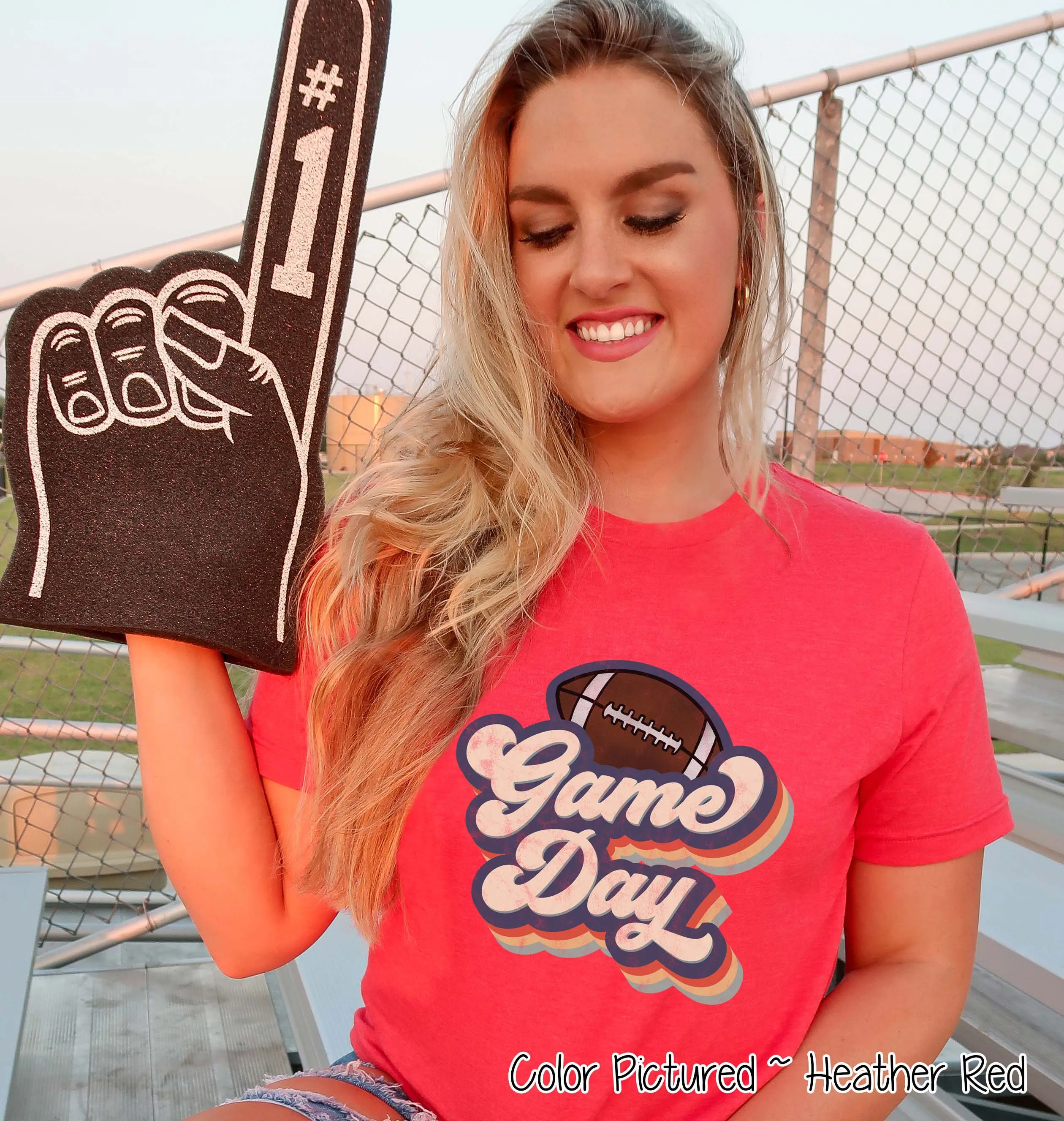 Retro Football Game Day Tee