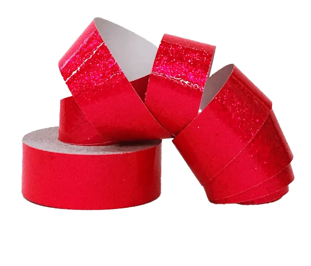 RETRO GLITTER Decorative Tape: 1" x 150 FT ROLL