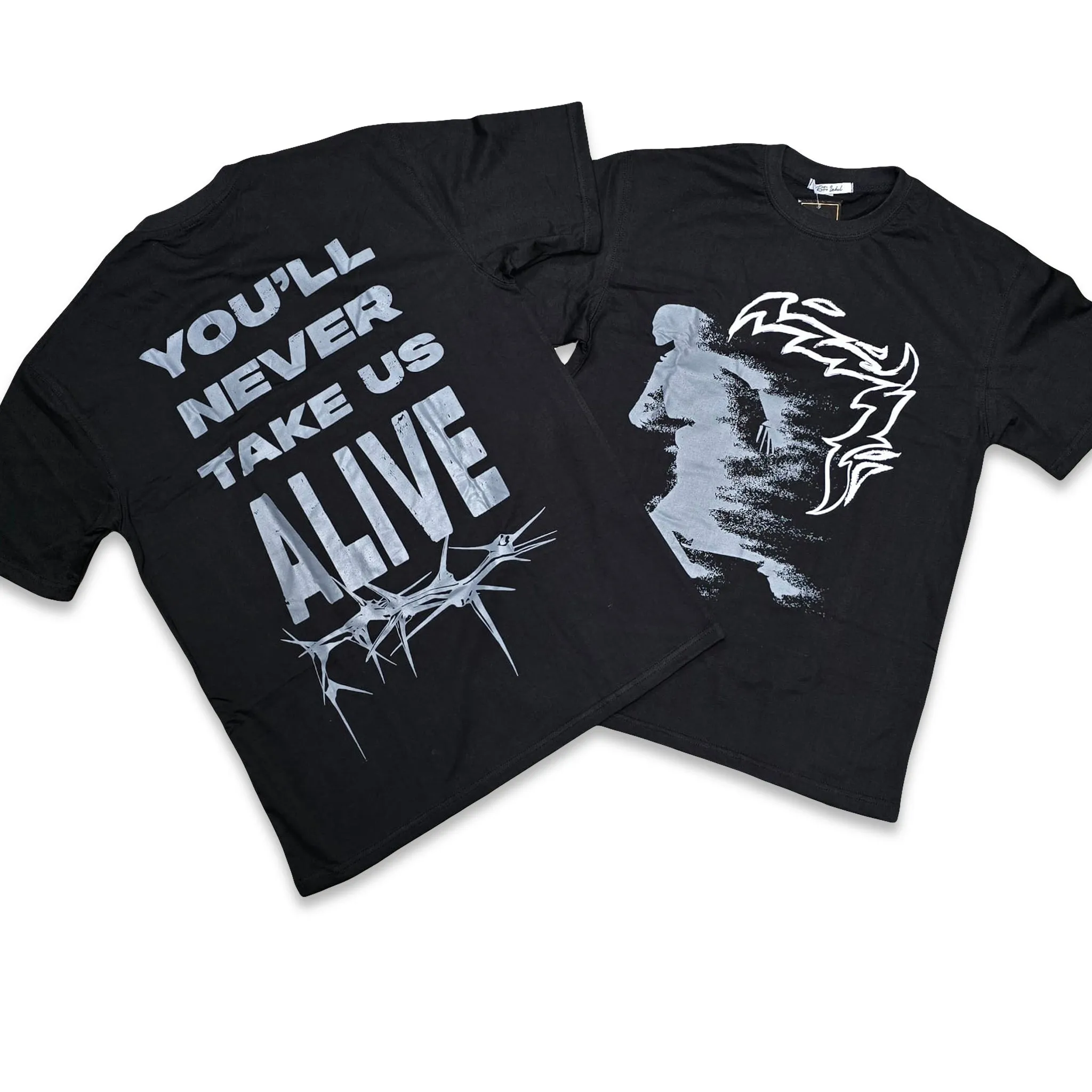 RETRO LABEL ALIVE SHIRT (Retro  4 Retro Wet Cement)