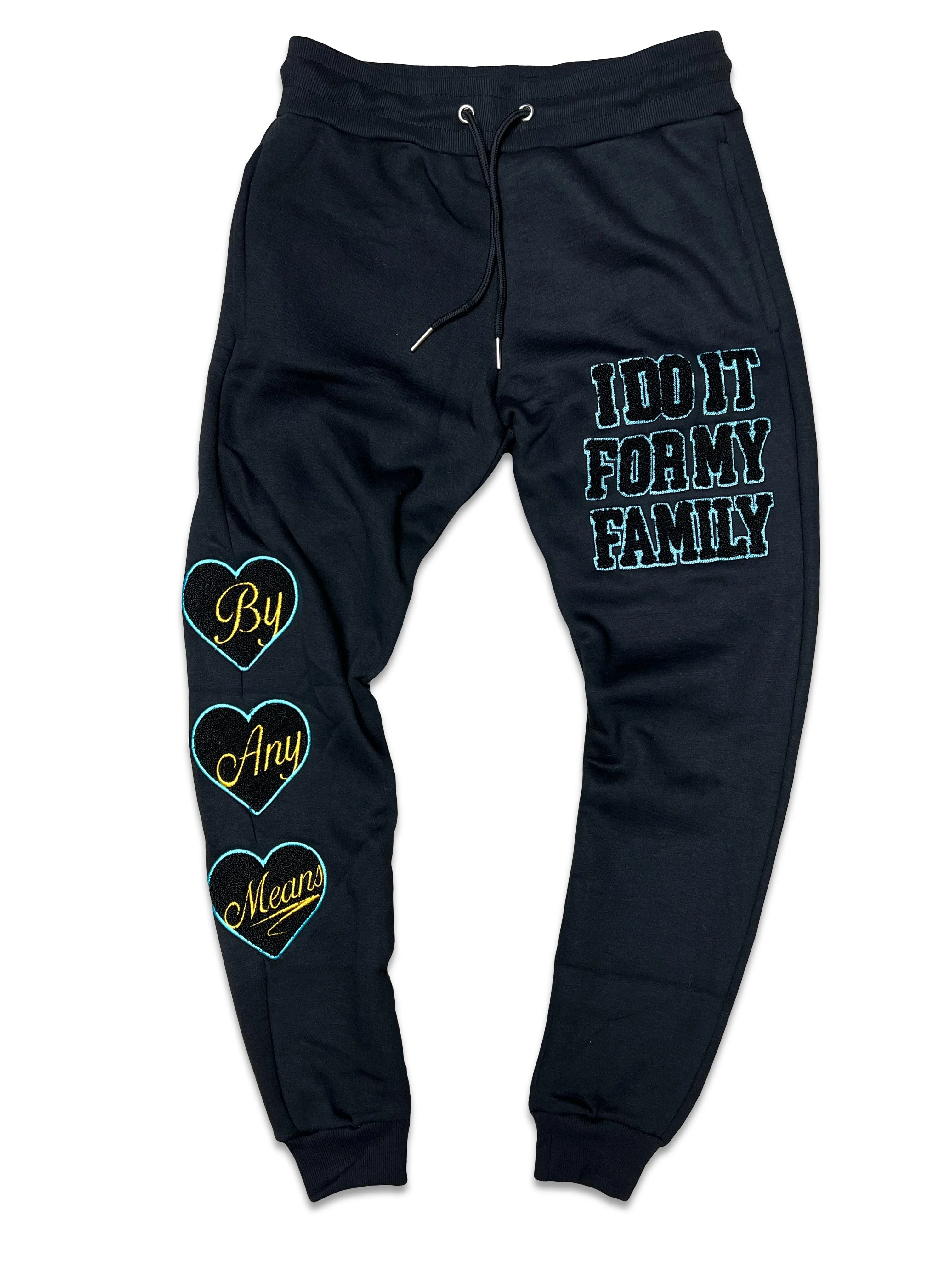 RETRO LABEL Family JOGGER (RETRO 5 Aqua)