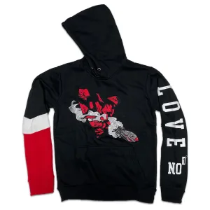 RETRO LABEL LOVE NO ONE HOODIE (RETRO 1 BRED PATENT)