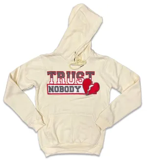 RETRO LABEL Trust Nobody HOODIE (RETRO 3 Muslin)