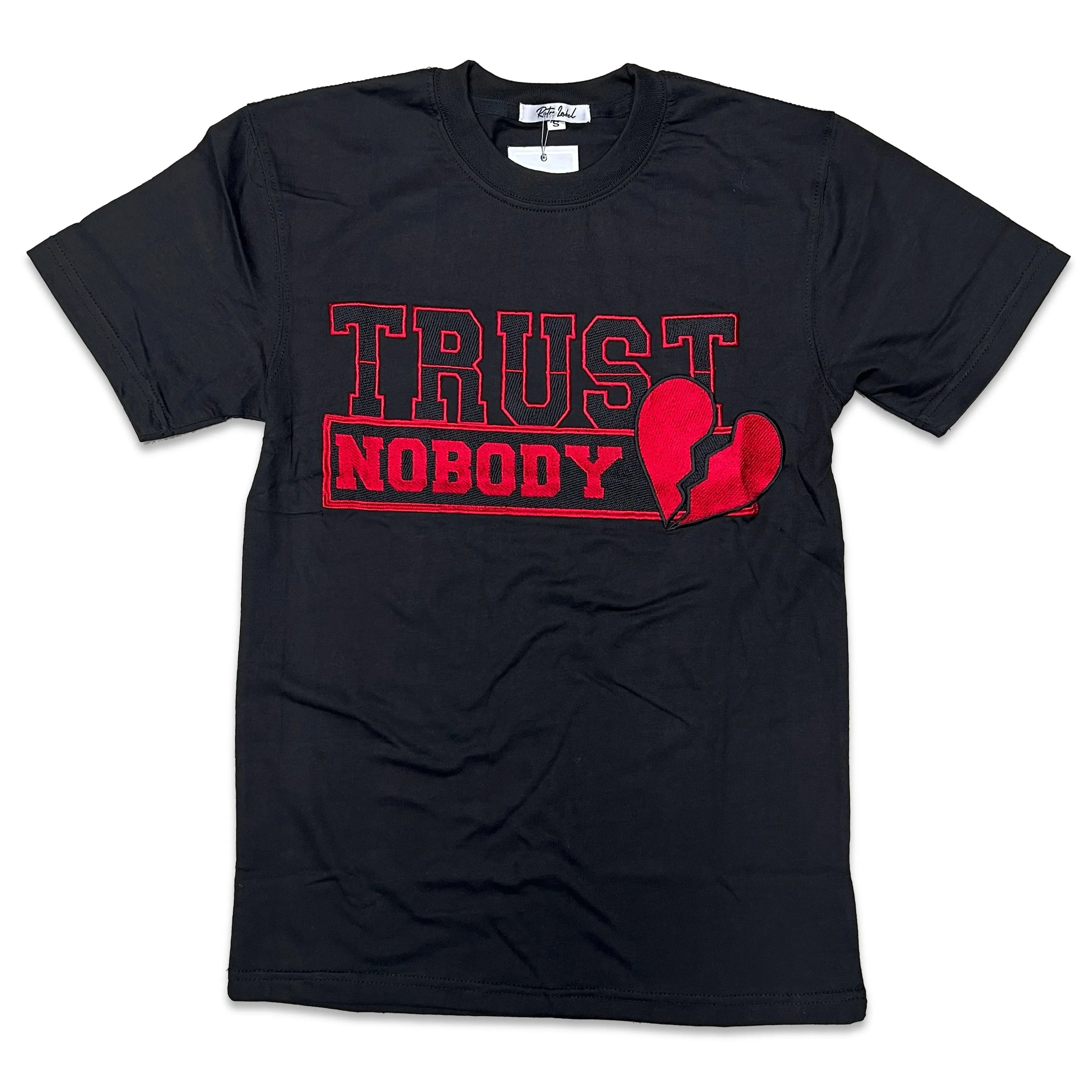 RETRO LABEL Trust Nobody SHIRT (RETRO 9 CHILE RED)